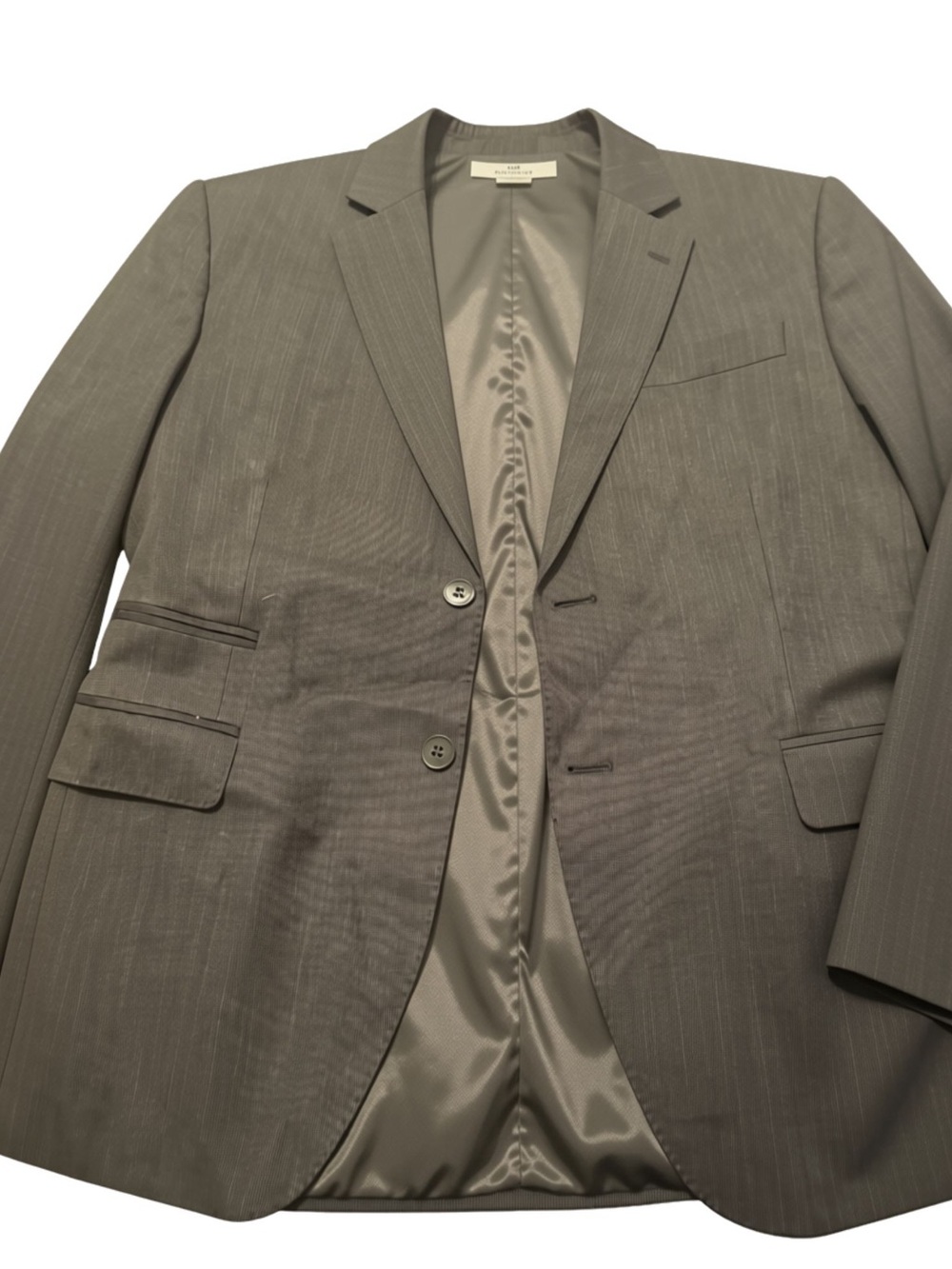 jf j.ferrar Gray Pinstripe Sport Coat Blazer